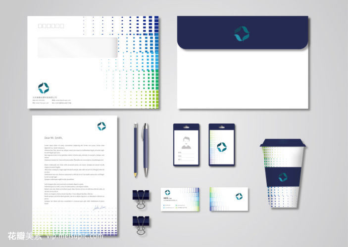 藍色色塊漸變元素在企業(yè)形象設(shè)計中的應(yīng)用與價值